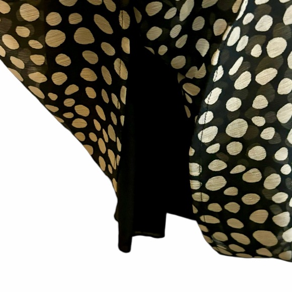 Motherhood Maternity chiffon ruffle polka dot dress size S - Picture 6 of 11